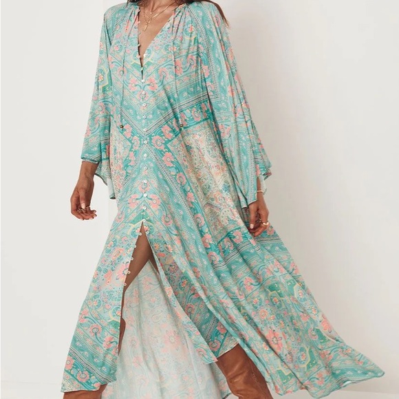 Spell Farrah Half Moon Gown BNWT - Picture 4 of 5